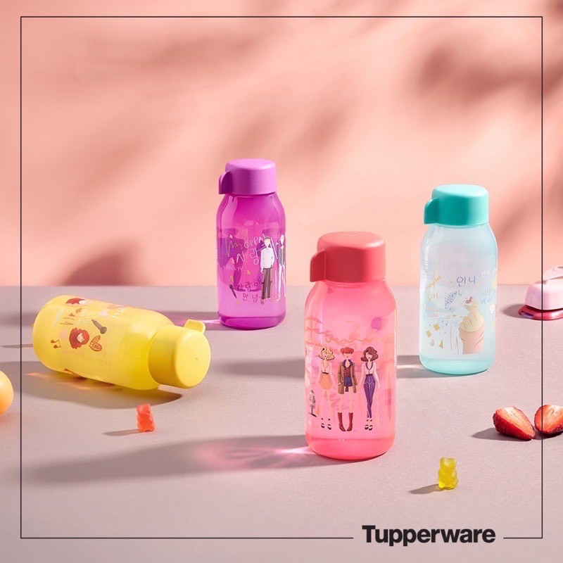 bình nước eco fancy 350ml 500ml tupperware