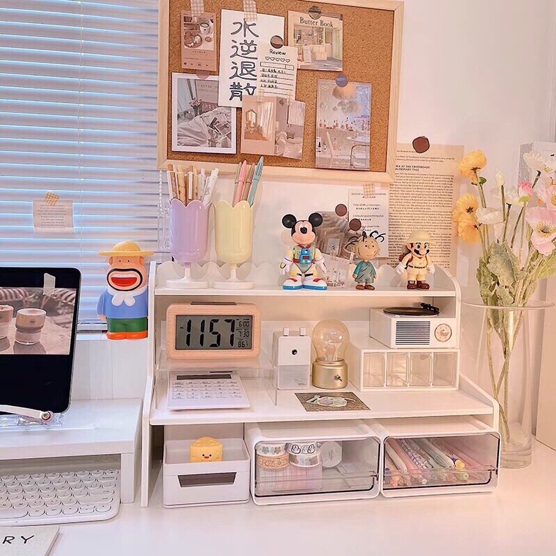 Tủ Mini Để Bàn Có Ngăn Kéo Siêu Xinh.