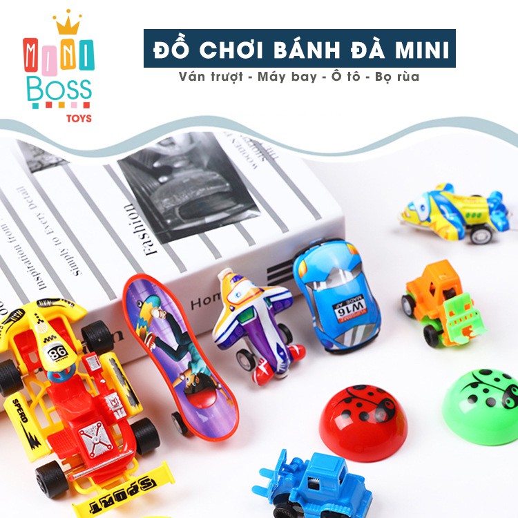 Đồ chơi bánh đà mini cho bé nhiều hình ngộ nghĩnh | Máy bay, ô tô đồ chơi tí hon cho bé