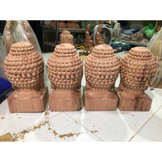 đầu tượng phật gỗ hương