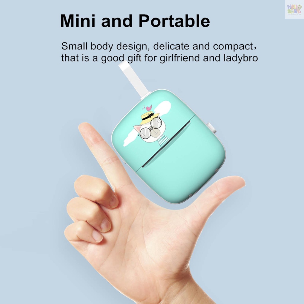 Máy In Nhiệt Mini Không Dây 55mm Cho Điện Thoại Android Ios | BigBuy360 - bigbuy360.vn