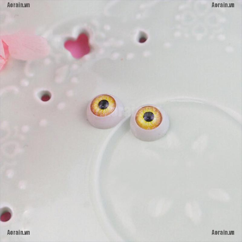 1 Cặp Mắt Nhựa 12mm Cho Búp Bê Thú Nhồi Bông