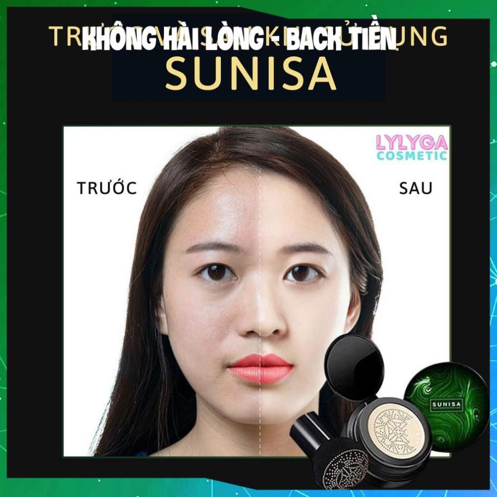 Phấn Nước Cushion Sunisa Che Mọi Khuyết Điểm Làm Đều Màu Da Trắng Sáng Chuẩn Mĩ Phẩm Nội Địa Trung KING DC