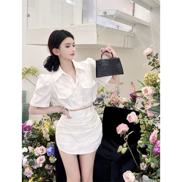 Order 2 tuần set váy sơmi