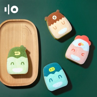 Miếng bọt biển rửa chén hai mặt hình hoạt hình