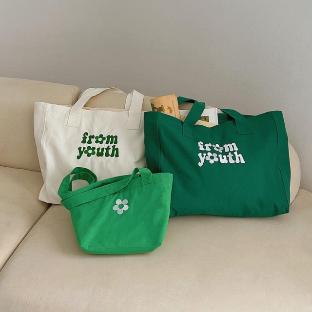 Túi vải thêu Fromyouth Totebag - Flower Totebag