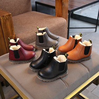 Boots giữ ấm phối lông thú cho bé