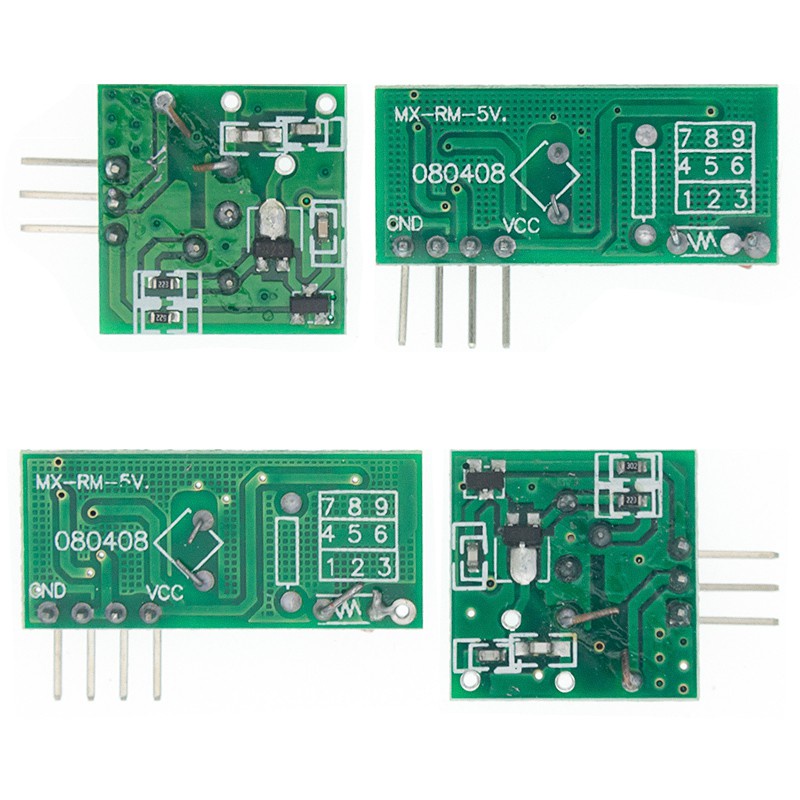 Mô Đun Truyền Và Nhận Tín Hiệu Không Dây 315Mhz 433MHZ RF 5V DC 433MHZ Cho Arduino Raspberry Pi /ARM/MCU WL Diy