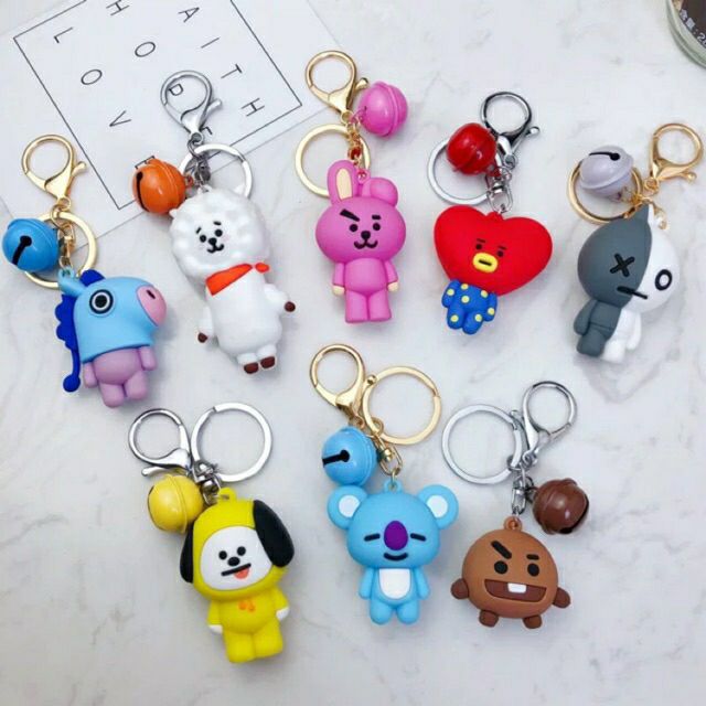 Móc khóa chuông BT21
