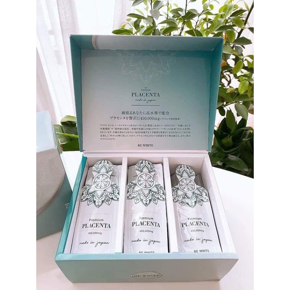 Nhau Thai Ngựa Đua Tổ Yến Premium Placenta 45000mg Japan