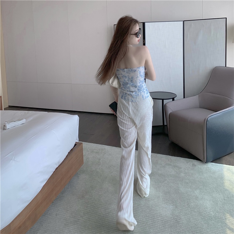 Áo Ống In Hoa Gợi Cảm Thời Trang Mùa Hè Dành Cho Nữ