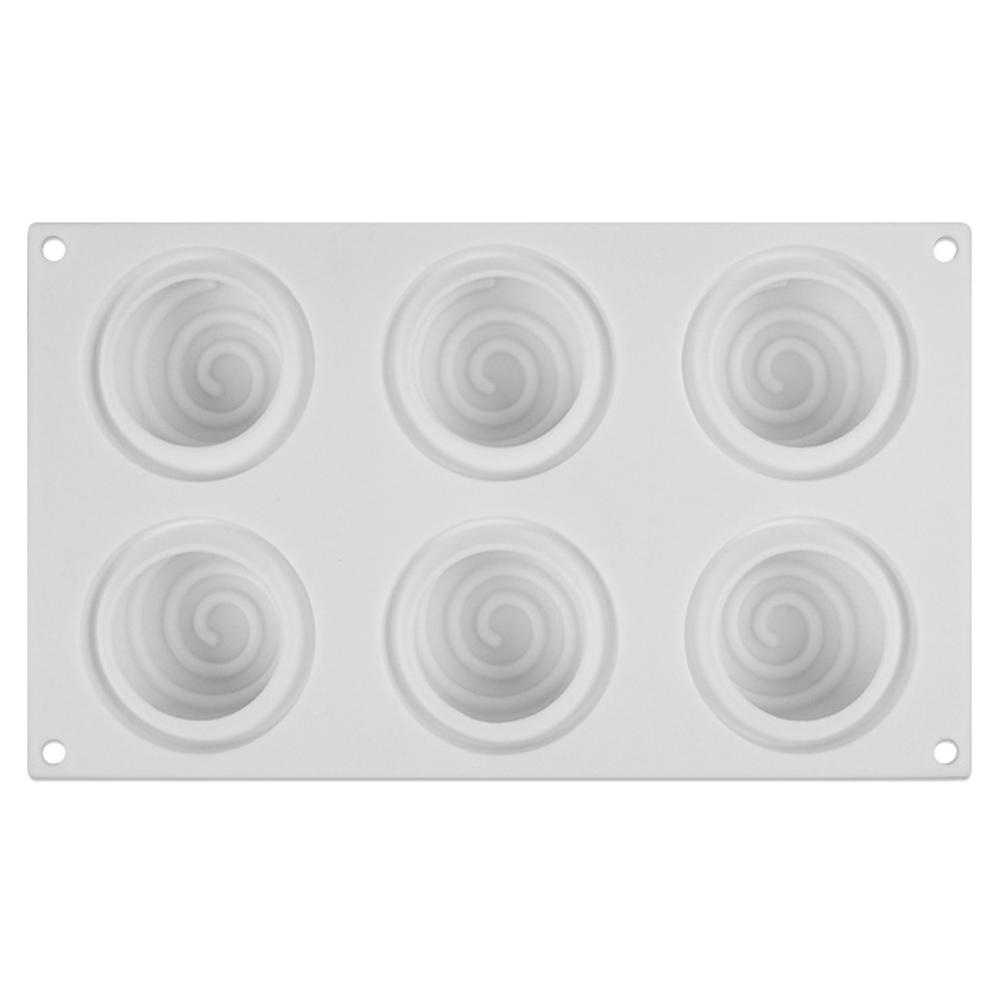 Khuôn Silicone Làm Bánh 6 Ngăn Sáng Tạo
