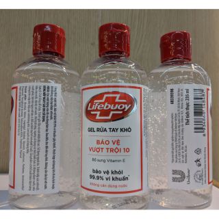 GEL RỬA TAY KHÔ LIFEBOUY 235ML KO VÒI