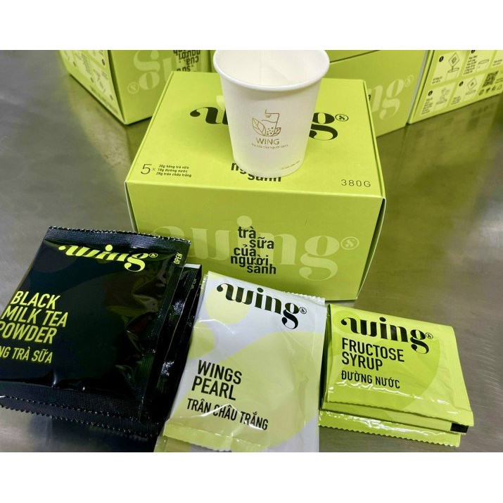 TRÀ SỮA HÒA TAN WINGS - HỒNG TRÀ