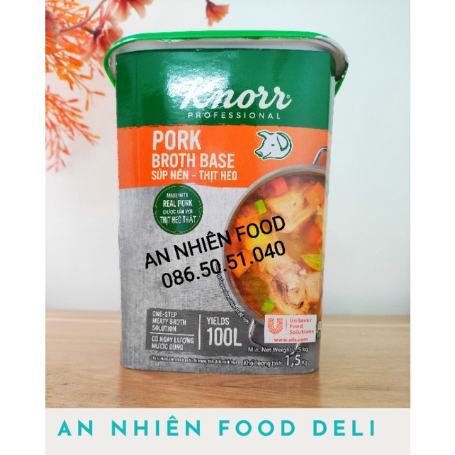 Súp Nền Thịt Heo Knorr 1.5KG