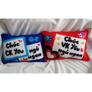 Bộ 6 gối và vỏ gối handmade