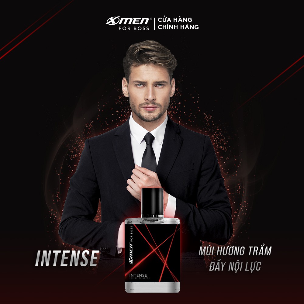 [Mã FMCGMALL giảm 8% đơn 250K] Nước hoa EDT X-Men for Boss Intense 49ml - Mùi hương trầm đầy nội lực | Thế Giới Skin Care