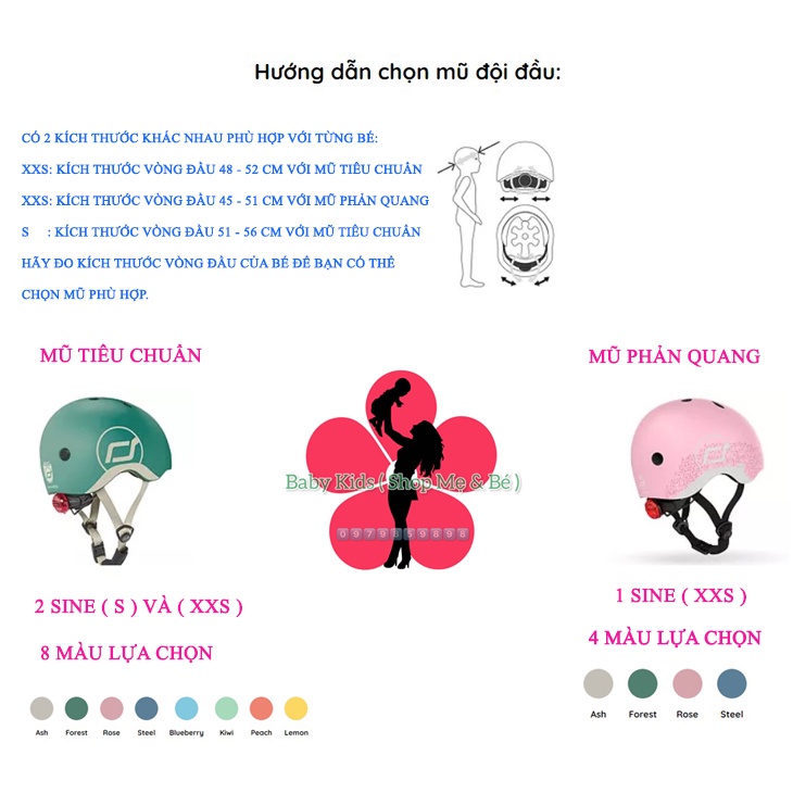 Mũ bảo hiểm cho bé - SCOOT AND RIDE