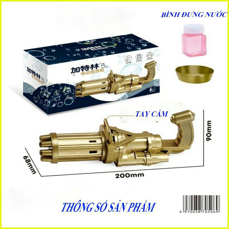 💎HOT TREND💎Súng Phun Bong Bóng Đồ Chơi Ngoài Trời Cho Trẻ Em💝 FREESHIP 💝