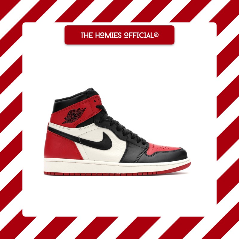 GIÀY JD 1 BRED TOE ĐỎ ĐEN HÀNG CAO CẤP NHẤT THỊ TRƯỜNG