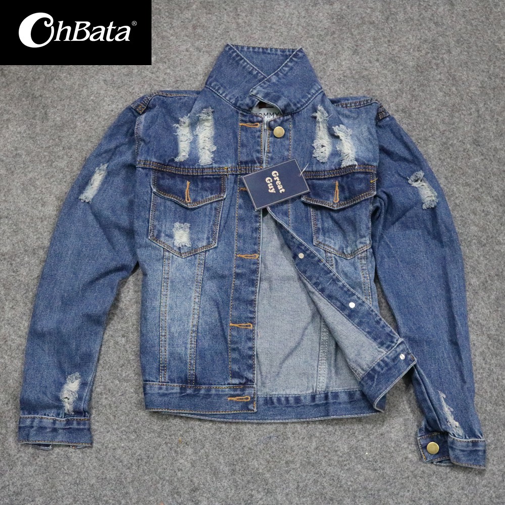 [FREESHIP 150K] Áo Khoác Jean Nữ Cao Cấp OHS782