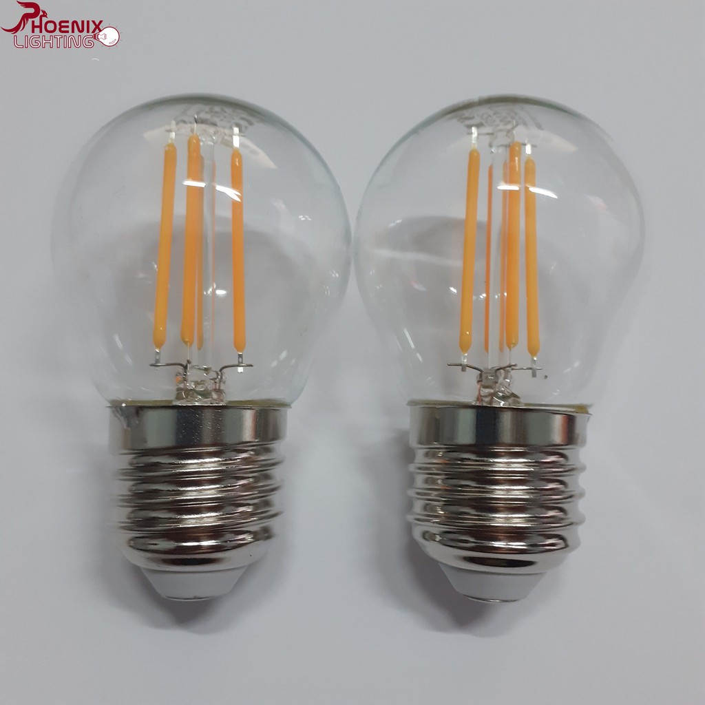 Bóng đèn: Combo 10 bóng đèn led edison G45