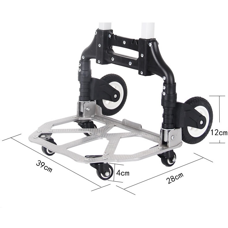 Xe Kéo Đẩy Hàng Gấp Gọn Tiện Lợi - Khung Carbon Cao Cấp