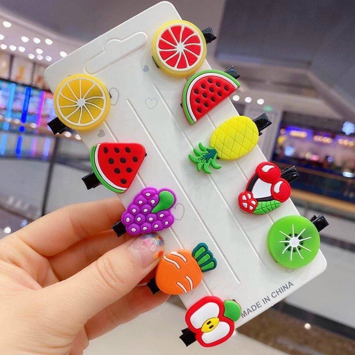 Combo 10 kẹp tóc cho bé gái