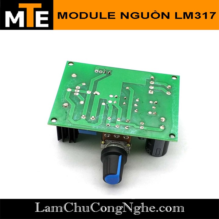 Mạch nguồn hạ áp LM317 hiển thị led 7 thanh có điều chỉnh điện áp Từ 1.25V Đến 30V 2A - Module nguồn