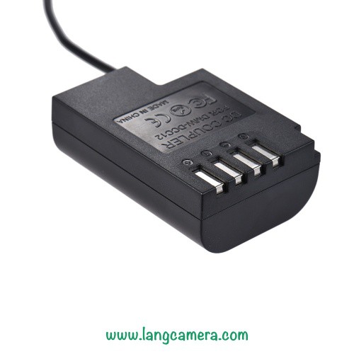 Pin Giả Cho Lumix GH5, GH4, GH3 - loại cắm điện 220v và cổng USB cho pin BLF19