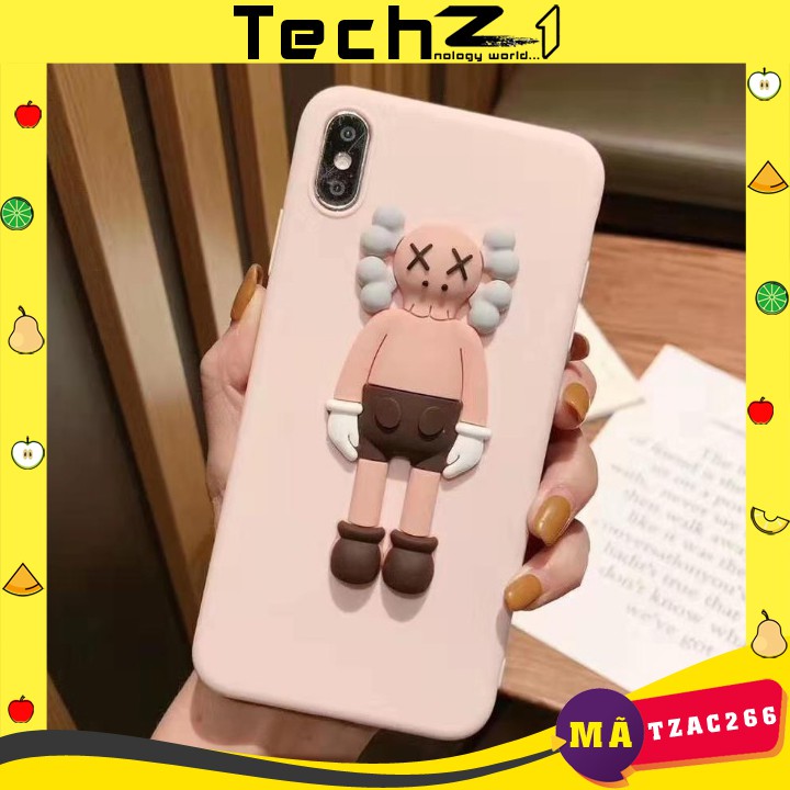 Ốp Lưng iPhone 6/6S/6Plus/6SPlus/7/8/7Plus/8Plus/X/XS/11/11Pro/11Max Hình Sesame Street 3D - Mã TZAC266