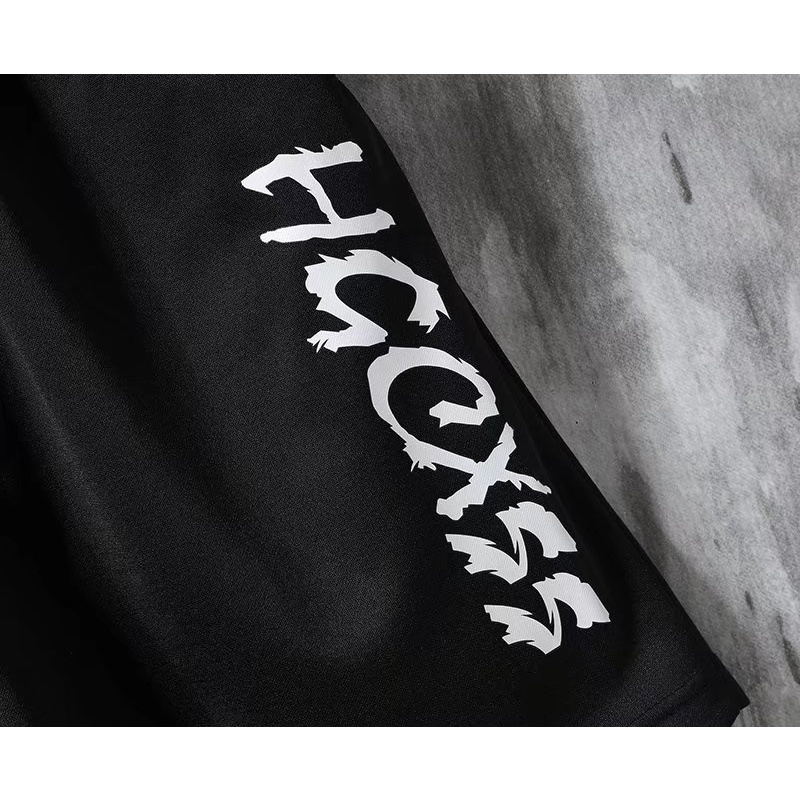 Set áo thun cổ tròn tay ngắn màu nhuộm + quần short phong cách mùa hè năng động kiểu Hàn Quốc mới cho nam