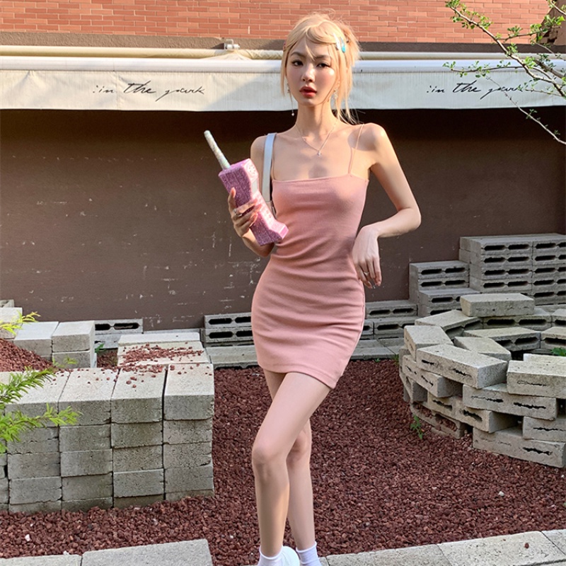 Đầm Ôm Body Hai Dây Quyến Rũ Dành Cho Nữ