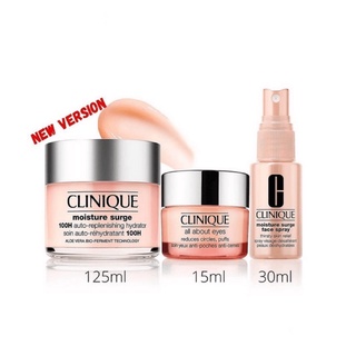 Set Kem Dưỡng Ẩm Clinique Moisture Surge 100H- Hour (125ML + 15ML + 30ML)