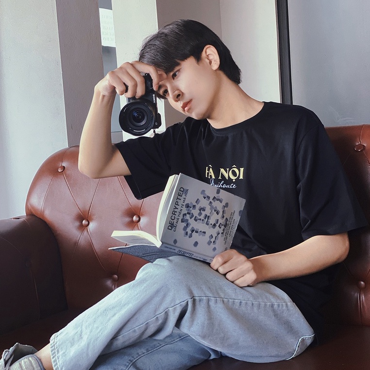 Áo Thun AMIHOUSE Hà Nội Cotton Nam Nữ Unisex - Local Brand Streetwear Oversize Form Rộng