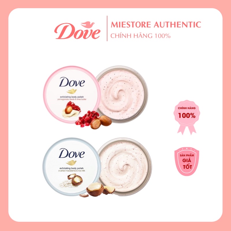 Tẩy da chết Dove bản Đức