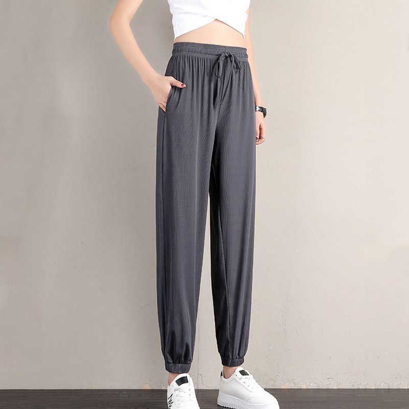 Quần Dài Nữ Ống Rộng Lưng Cao Thời Trang Hàn Quốc