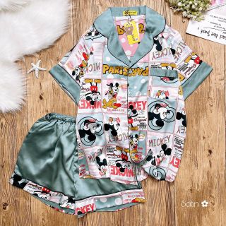 Đồ mặc nhà - Satin lụa - quần ngắn