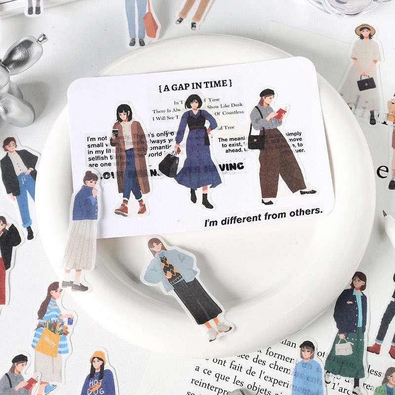 Nhãn dán street Chic (chiết 6 cái) Tạp Hoá Evii