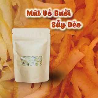 Mứt vỏ bưởi sấy dẻo 200gr - ăn vặt giảm cân, đẹp da