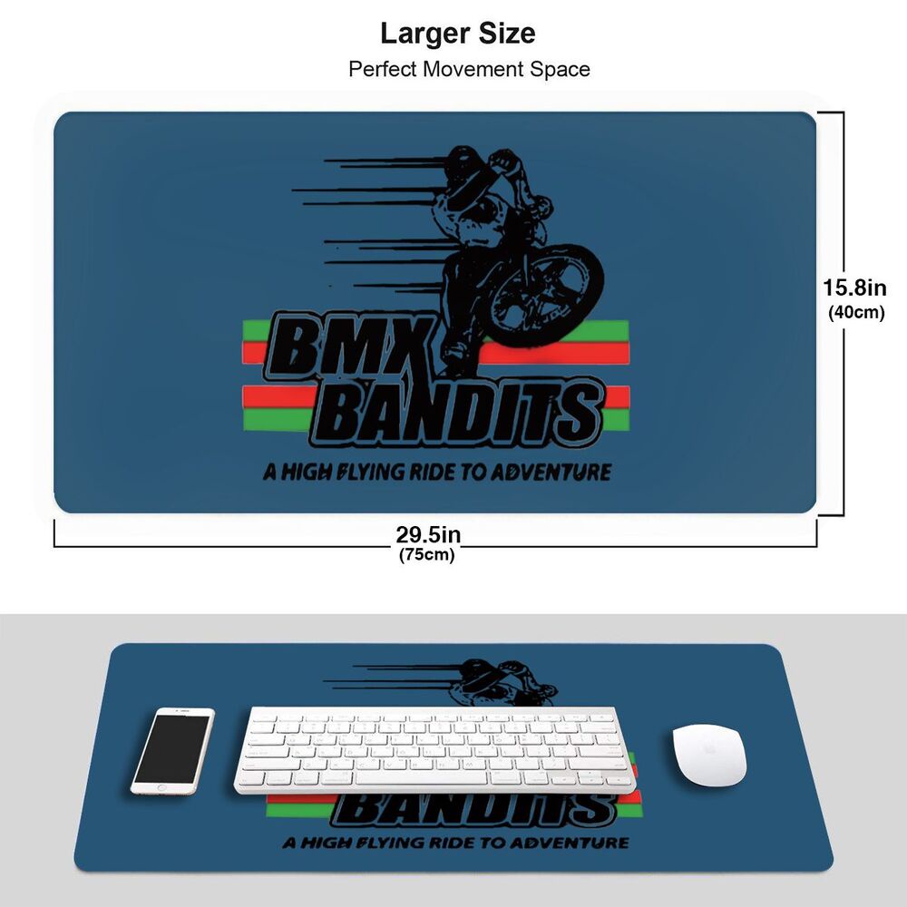 Bmx Miếng Dán Chuột Máy Tính Laptop Chống Trượt 80 's Hình Xe Đạp Mtb Chopper