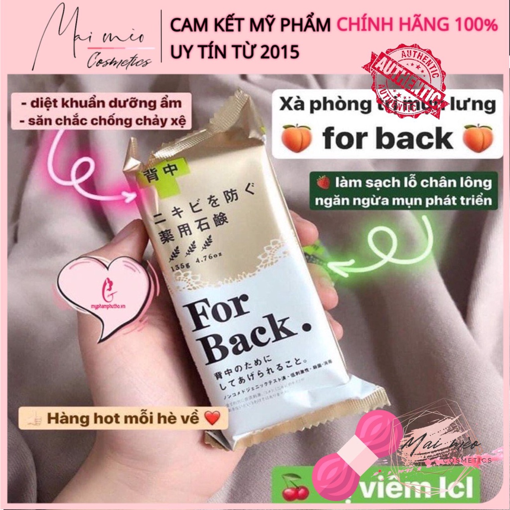 Xà phòng For Back ngừa mụn lưng Nhật Bản