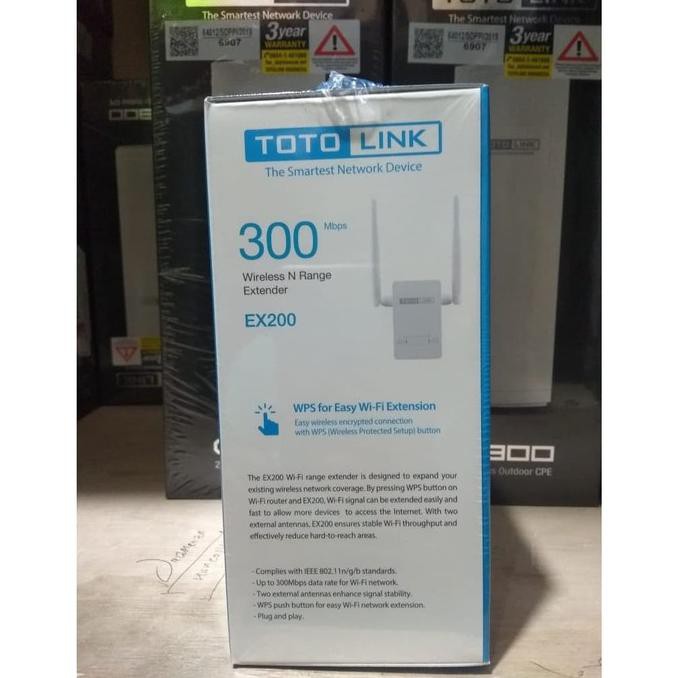 Thiết Bị Mở Rộng Không Dây Totolink Ex200 300mbps 0512 | BigBuy360 - bigbuy360.vn