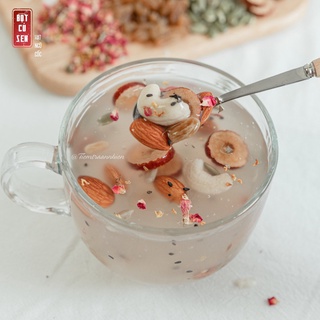 (Sét Nguyên Liệu Tự Chọn) Tinh Bột Củ Sen Ngũ Cốc, Chè Dưỡng Nhan
