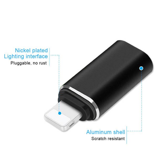 ANDROID Đầu Chuyển Đổi Usb Type C Sang Lightning Cho Iphone 11 7 8 6s