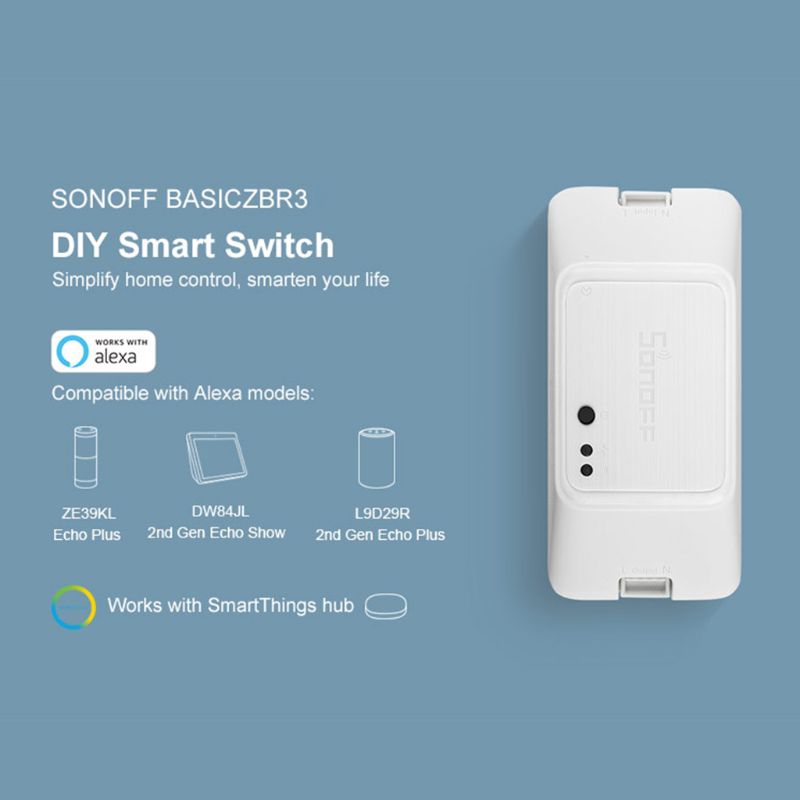 So-noff Basic R3 DIY WiFi Smart Switch Home Light Controller for Alexa | BigBuy360 - bigbuy360.vn