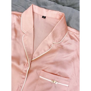 Đồ ngủ lụa cộc tay, Pijama cộc tay lụa cao cấp, mát, đẹp