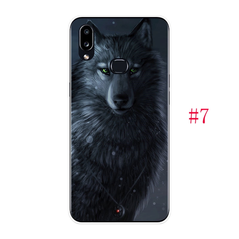 Ốp Điện Thoại TPU Dẻo In Hình Sói Hoang Dã Cho Samsung Galaxy A10S A20S A20E A30S A50S A70S
