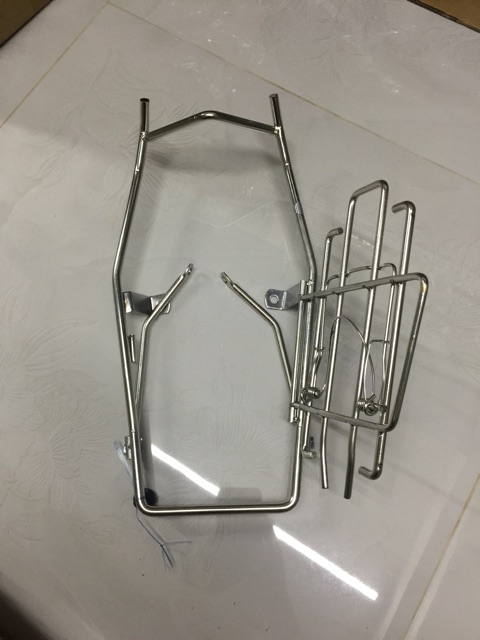 Baga giữa Inox 10li cứng cáp cho xe Raider, Satria dễ dàng lắp đặt