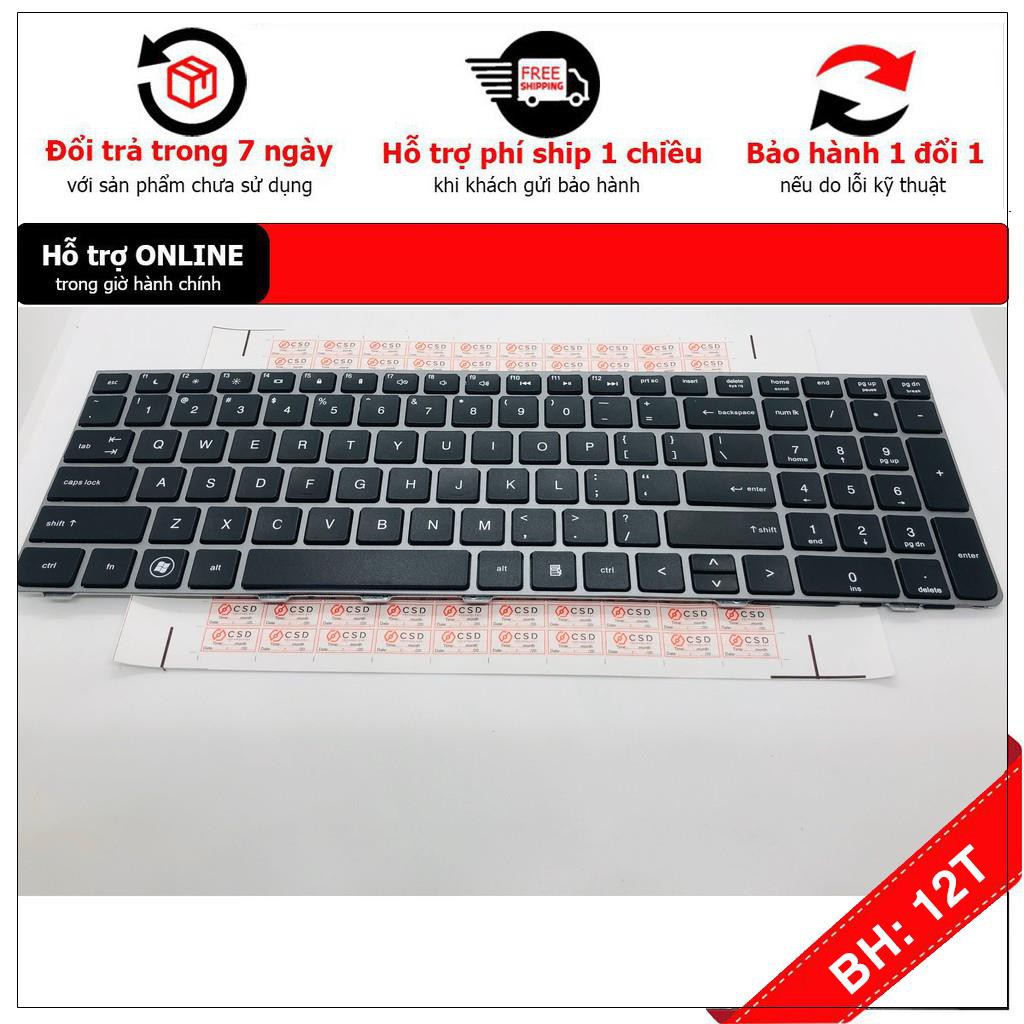 [BH12TH] Bàn Phím Laptop HP probook 530 4730 4530S 4730S 4535S 4735s Loại Có Khung - Hàng mới 100%